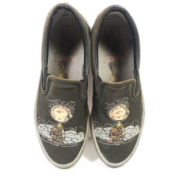 Vans Peanuts Charlie Brown Pigpen Slip On Sneakers - Men's Size 8.5 - Picture 5 of 8